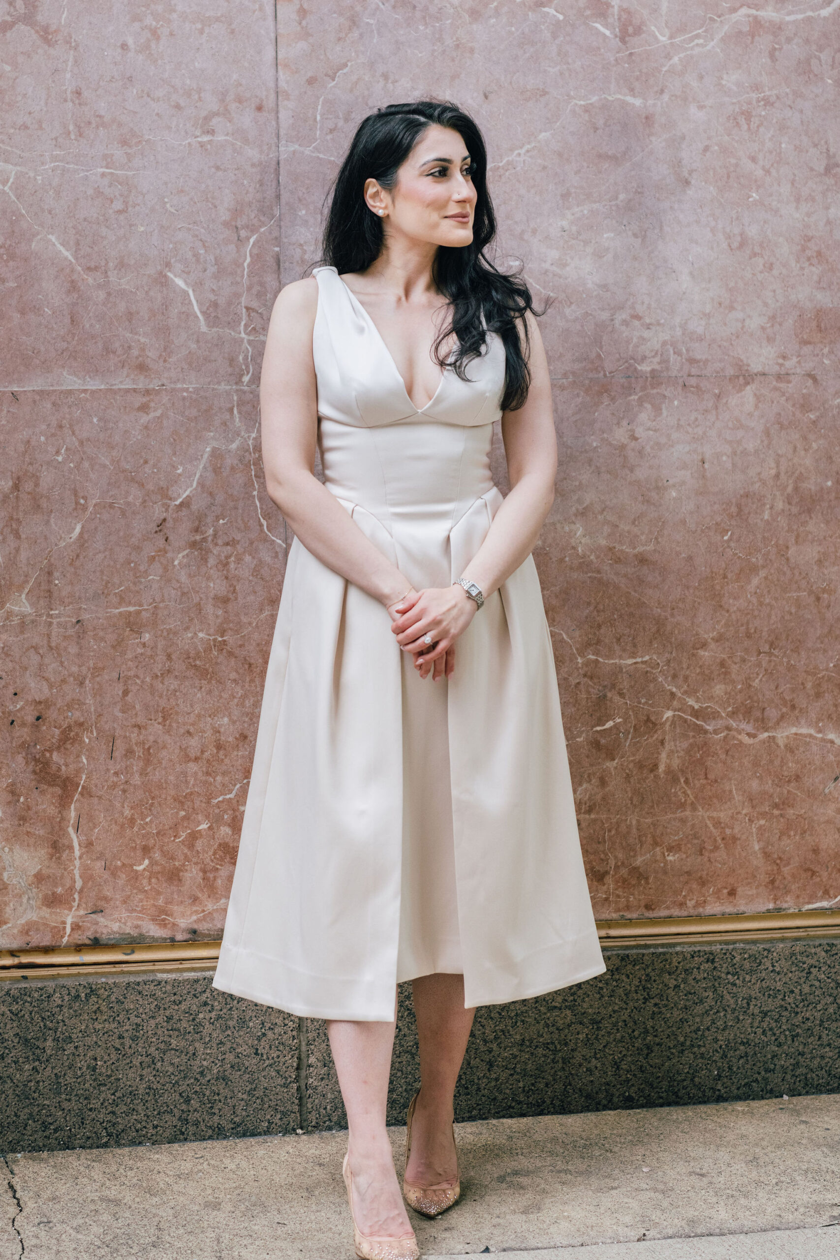 Romantic union station chicago engagement photos