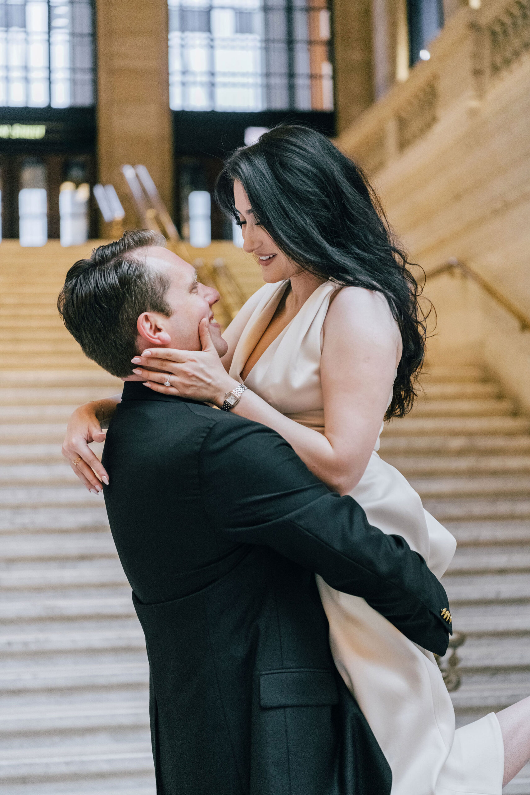 Chicago Union Station Engagement Photos