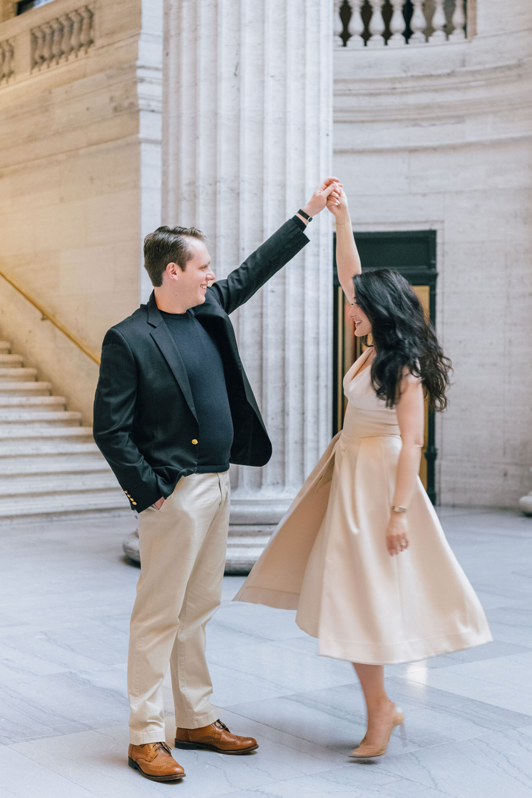 Chicago Union Station Engagement Photos