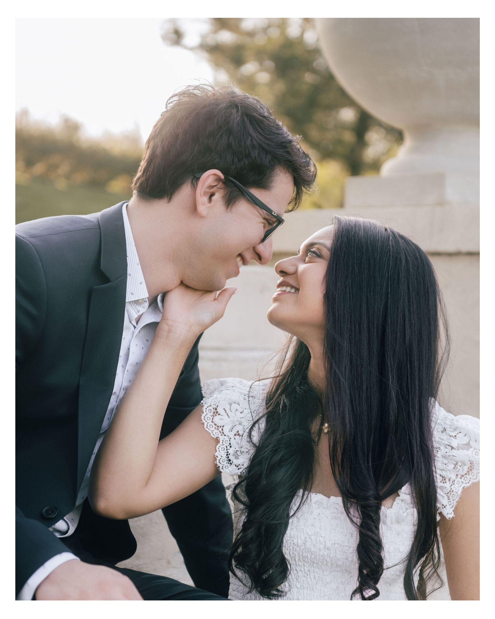 Spring Engagement Photos in Chicago Suburbs