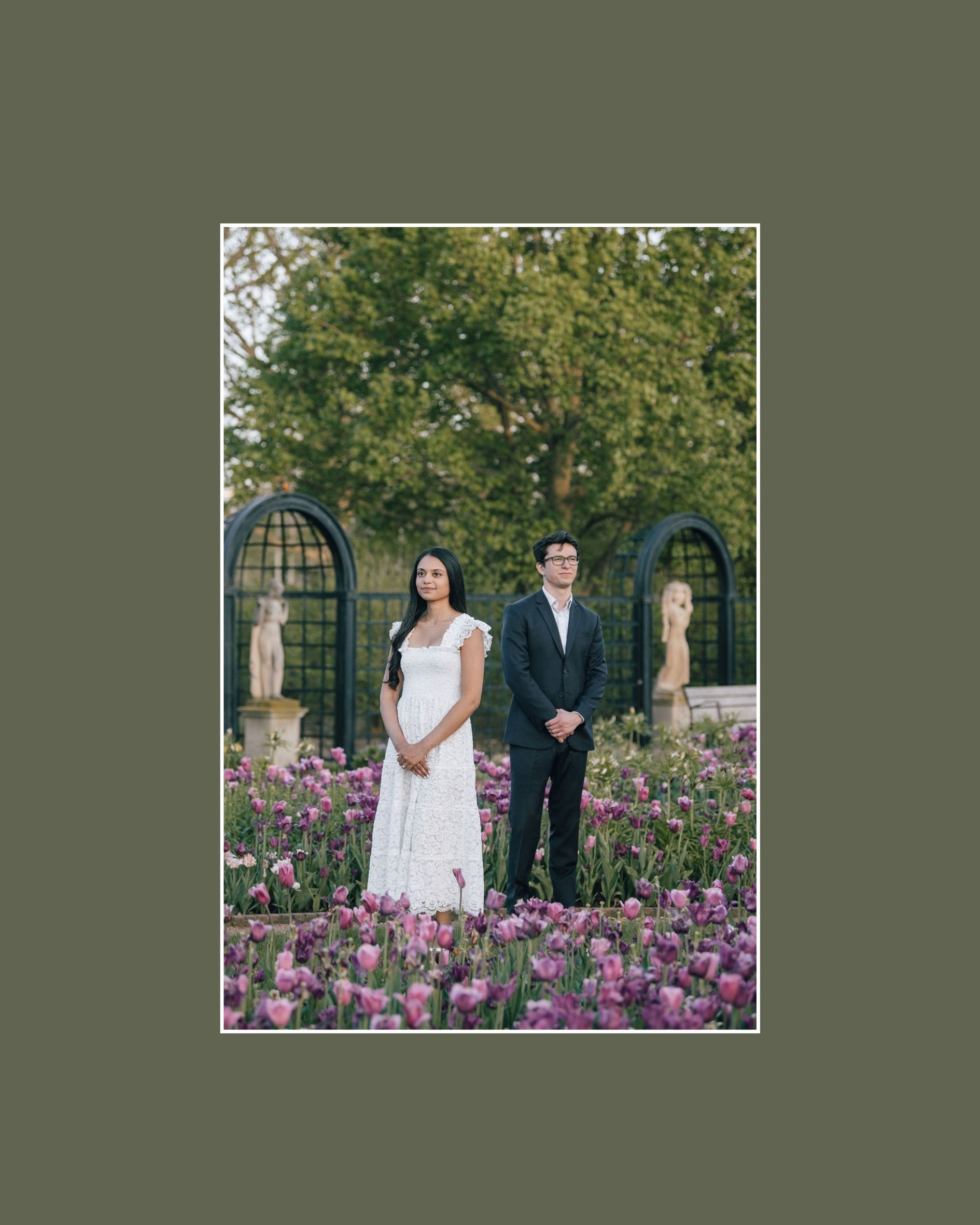 Cantigny Park Engagement Photos Wheaton Illinois