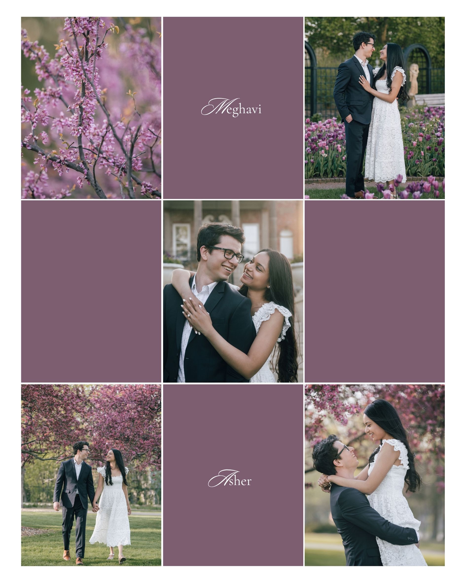 Spring Engagement Photos in Chicago Suburbs
